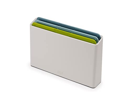 Joseph Joseph Duo 3Piece Colour Coded Chopping Board Set with Slimline case for organised Storage Opal - Image 1