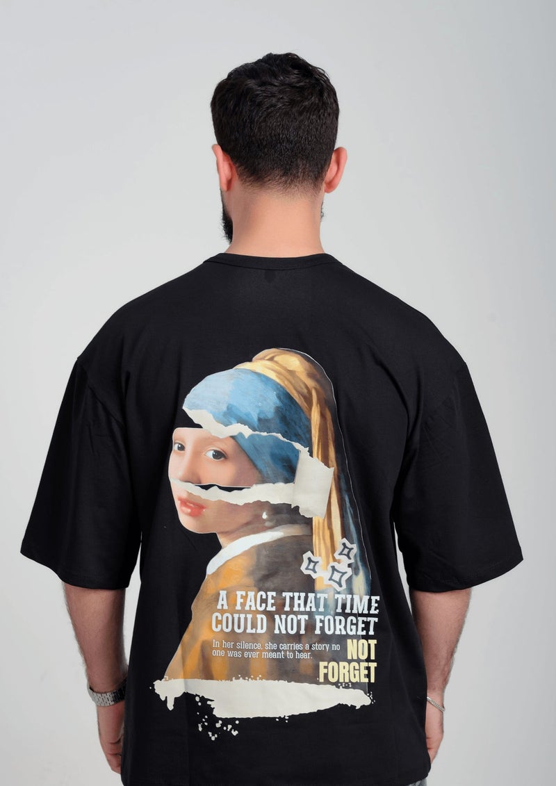 Dimanti A Face That Time Oversized Graphic T-Shirt - Beige - Image 3