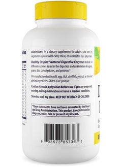 Healthy Origins Healthy Origins Digestive Enzymes (NEC) Broad Spectrum - with Protease, Amylase & Lipase - Gluten-Free Digestion and Gut Health Supplement - 180 Veggie Capsules  - Image 3