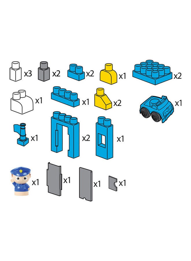 Moon Police Squad, Set Of 23 Pcs, Creative Activity Toy Set Gift For 12M And Above Toddlers - Image 2