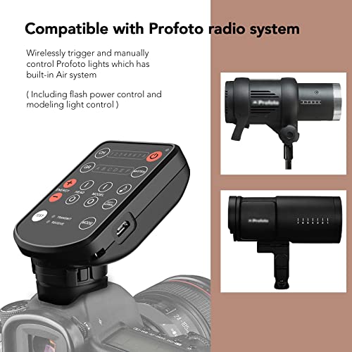 Aodelan Wireless Flash Trigger for Profoto A1, B10, B2, D2, for Canon,for Nikon, for Sony, for Olympus (Suitable for Cameras with Hot Shoes). Replace Profoto 901031 Air Remote - Image 2