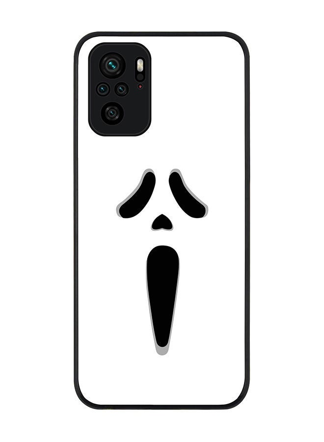 Rugged Black edge case for Redmi Note 10S/Redmi Note 10 4G Slim fit Soft Case Flexible Rubber Edges Anti Drop TPU Gel Thin Cover - Scream