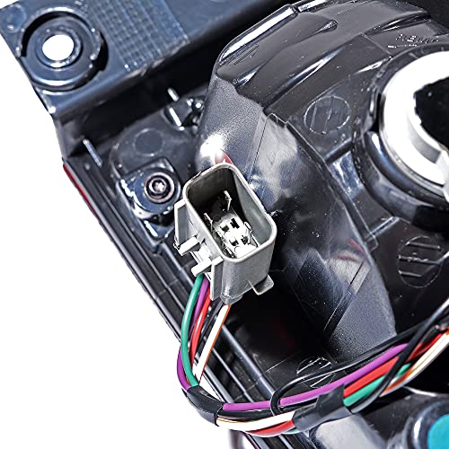 Astra Depot Accessories Tailight Assembly Clear Red Lens Taillights Rear Lamp Brake LED Signal DRL Fits OE 5272909AA 5272909AB (LEFT, For 2014-17 Jeep Compass) - Image 4
