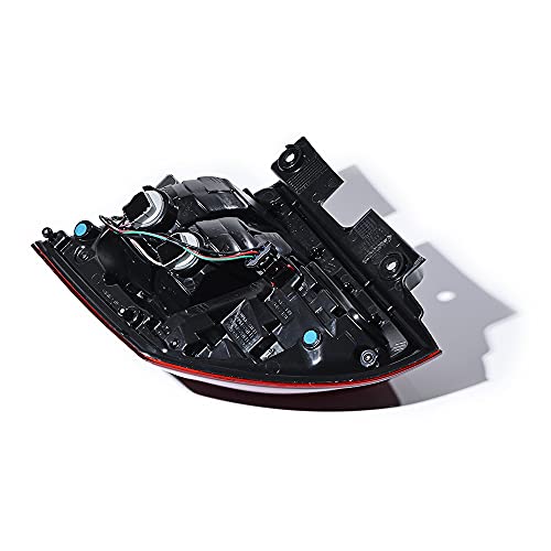 Astra Depot Accessories Tailight Assembly Clear Red Lens Taillights Rear Lamp Brake LED Signal DRL Fits OE 5272909AA 5272909AB (LEFT, For 2014-17 Jeep Compass) - Image 5