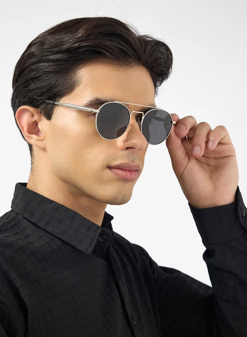 Seventy Five Polarized Lens Round Sunglasses