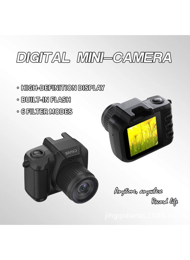 Generic Retro Small Camera S40 Sports Camera Campus Student-specific Portable Small Vlog Travel Camera-Body Color:Black + From 128g Memory Card  - Image 3