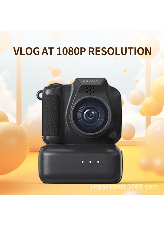 Generic Retro Small Camera S40 Sports Camera Campus Student-specific Portable Small Vlog Travel Camera-Body Color:Black + From 128g Memory Card  - Image 2