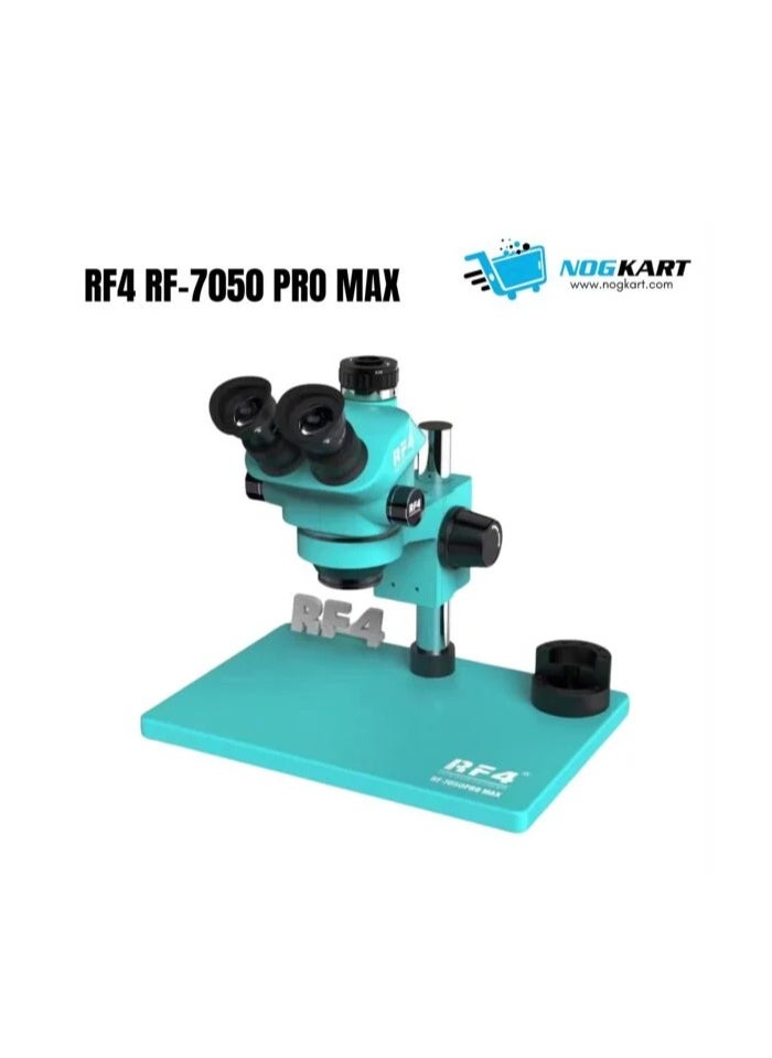 ريليف  - مجهر ستيريو ثلاثي العينيات بتكبير متزامن Rf4 Rf-7050 Pro Max - Image 1