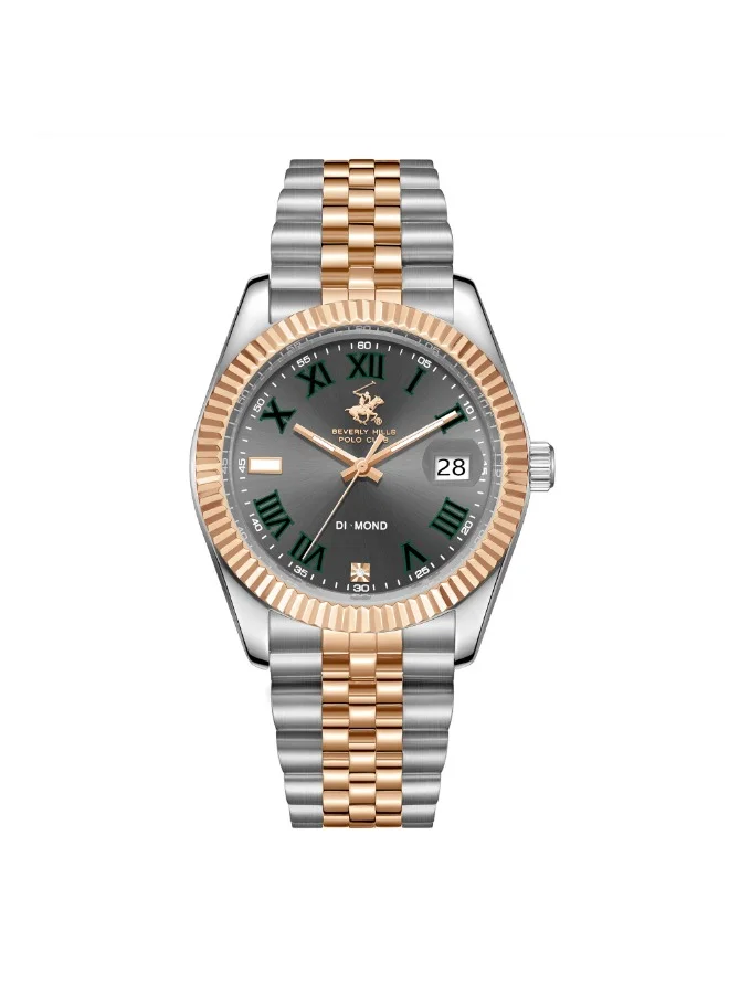 بيفرلي هيلز بولو كلوب BEVERLY HILLS POLO CLUB Men's Analog Gun Dial Watch - BP3665X.560