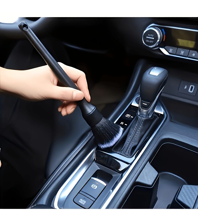 2Pcs Ultra Soft Car Interior Cleaning Brush For Dashboard Vents Non Scratch Dusting Tool - Image 5