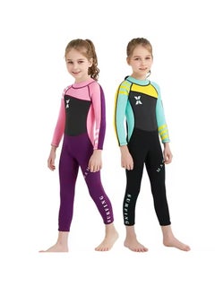 Kids Wetsuit, 2.5mm Neoprene Warm Swimsuit, Full Body Wetsuit for Girls and Toddlers, Long Sleeve Kids Swimming Wetsuit, One-piece Long Sleeve Thick Warm, Sun Protection Surfing Snorkeling Wetsuit - pzsku/Z035979B4E541C9AF477AZ/45/1741231322/f1fd9de8-0938-4095-86cf-9cfe6d24f1c0