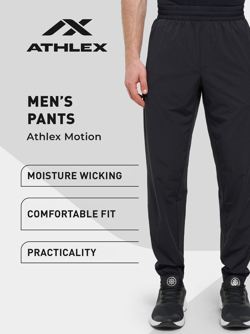 Athlex Active Trousers – Moisture-Wicking Fabric, Adjustable Drawstring, and Ankle Cuffs for Comfort and Style - Image 4