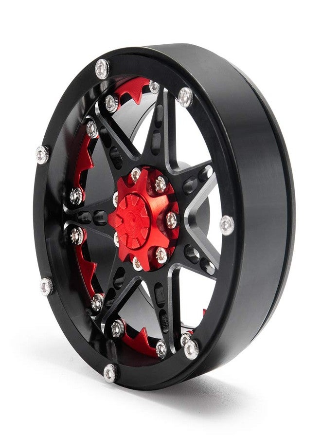 QUE-T 2.2" Metal Beadlock Wheel Rims Set for RC 1/10 Crawler TRX4 SCX10 90046 Pack of 4 - Image 4