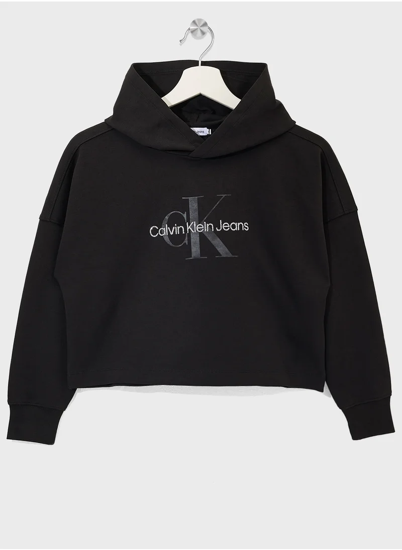 كالفن كلاين جينز Youth Logo Hoodie