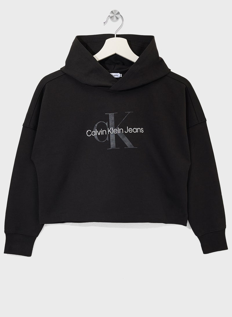 Calvin Klein Jeans Youth Logo Hoodie - Image 1