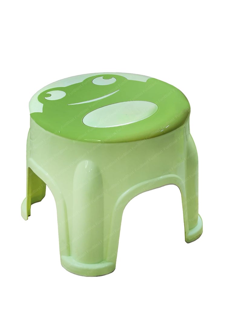 FunBlast FunBlast Round Shaped Plastic Stool 21 cm Super Strong Sitting Stool for Kids and Adults  - Image 1