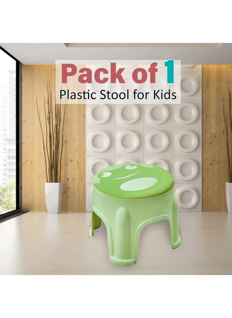 FunBlast FunBlast Round Shaped Plastic Stool 21 cm Super Strong Sitting Stool for Kids and Adults  - Image 4