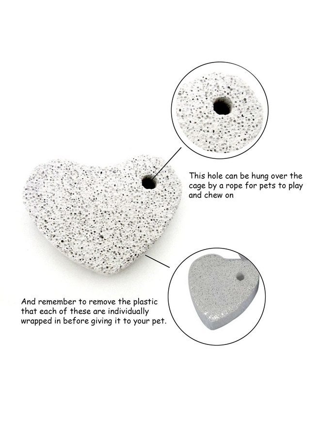كاثسون 15 قطعة من ألعاب مضغ الهامستر من كاتسون، أحجار طحن أسنان شينشيلا، أحجار كتلة الحمم البركانية للأرانب، أحجار معدنية طبيعية، لعبة مضغ الكالسيوم للحيوانات الصغيرة للأرانب وخنزير غينيا والجربوع والجرذان - Image 5