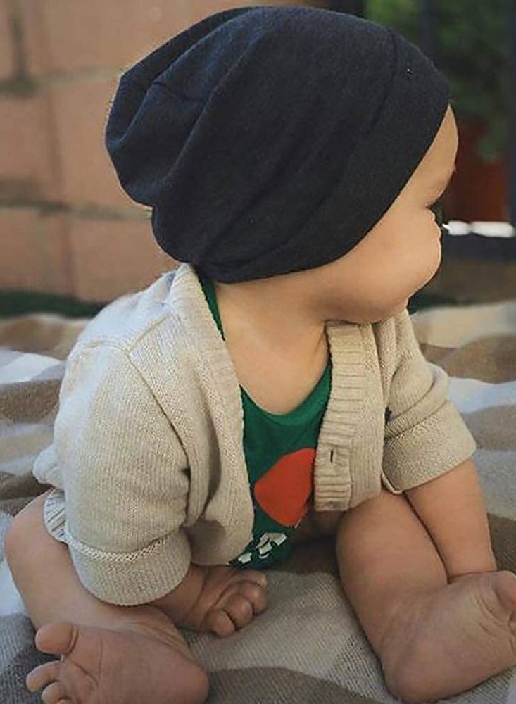 SYOSI 5 Pack Unisex Baby Hats for Kids Cotton Skull Caps Soft Cute Knit Cap Baby Toddler Beanie  - Image 2