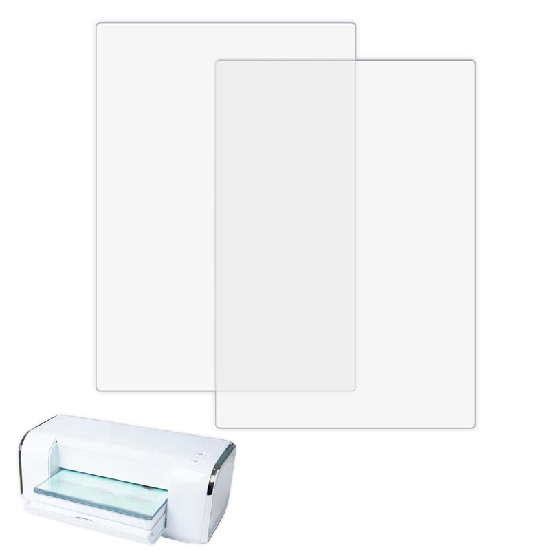 BAOFALI 2Pcs/1 Pair Cutting Pads Compatible with BSP & BS Switch Plus Die Cutting Machine,Clear Polycarbonate Plastic Cutting Plates,Pads Die Cutting Plates for Embossing Crafting ï¼ˆ12 3/4 x 8 3/4 x 1/8 inchï¼‰ - Image 1