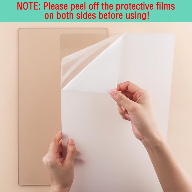 BAOFALI 2Pcs/1 Pair Cutting Pads Compatible with BSP & BS Switch Plus Die Cutting Machine,Clear Polycarbonate Plastic Cutting Plates,Pads Die Cutting Plates for Embossing Crafting ï¼ˆ12 3/4 x 8 3/4 x 1/8 inchï¼‰ - Image 3