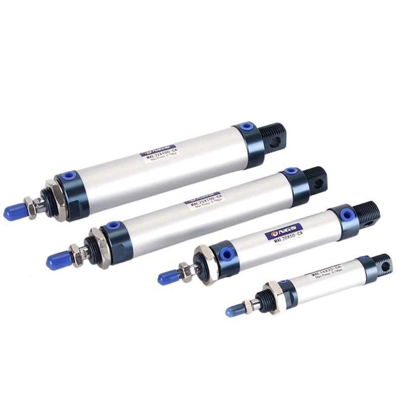 Mini Pneumatic Air Cylinder Bore 32mm Stroke 200mm Single Piston Double Acting - Image 3