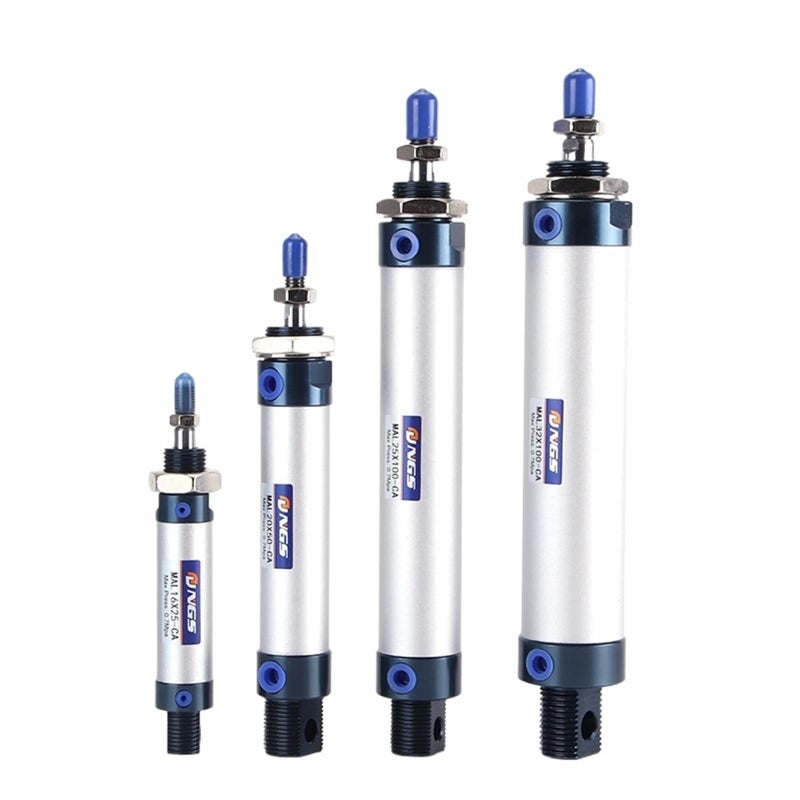 Mini Pneumatic Air Cylinder Bore 32mm Stroke 200mm Single Piston Double Acting - Image 2