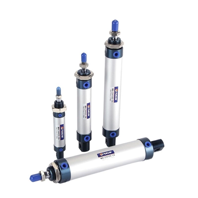 Mini Pneumatic Air Cylinder Bore 32mm Stroke 200mm Single Piston Double Acting - Image 4