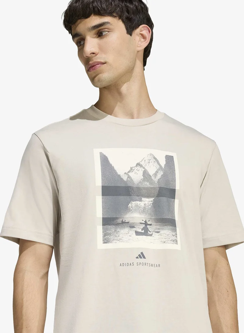 Adidas Outdoor Kayaking Graphic T-Shirt