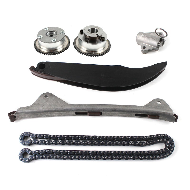 PANGOLIN 243212E010 Timing Chain Kit with 2PCS Intake  Exhaust VVT Gear Sprocket for Kia Soul Forte Cerato Tucson Forte5 20L Engine Aftermarket Parts Replacement OE 243702E010 243502E011