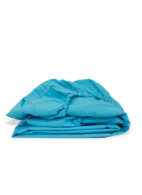 Fitted Sheet Turquoise 120x200