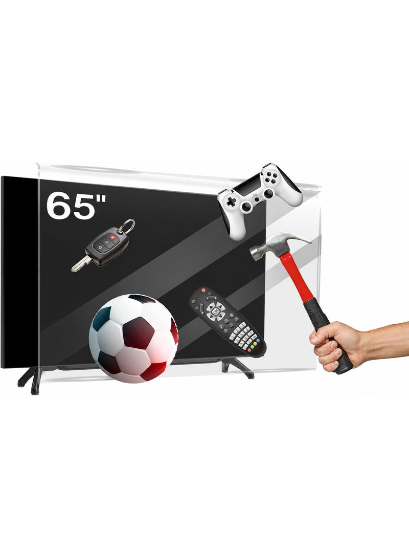 AK series 65 Inch TV Screen Protector – Anti-Blue Light, Shatterproof, Scratch-Resistant, UV & Liquid Protection for Flat Screens - Image 1
