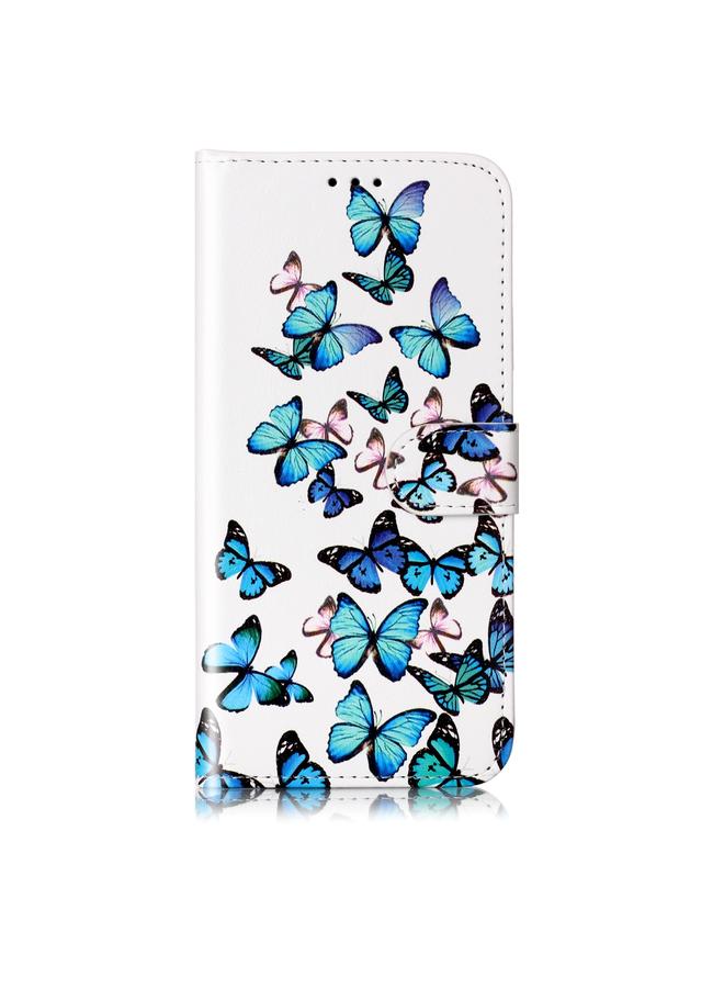 S-TOP Case For Motorola Moto G35 Colored Drawing Marble Pattern Leather Phone Case - Image 2