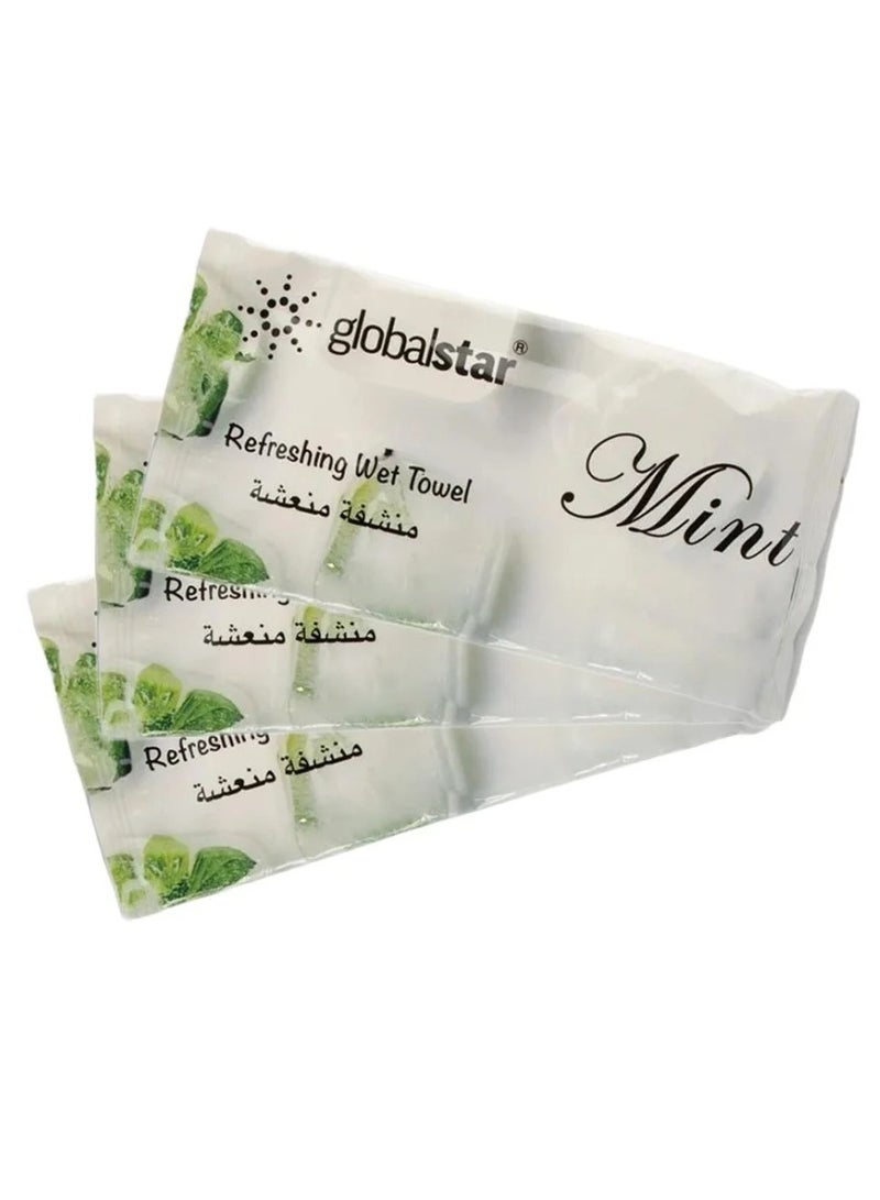 globalstar Refreshing Mint Wet Towel   25 Pcs - Image 1
