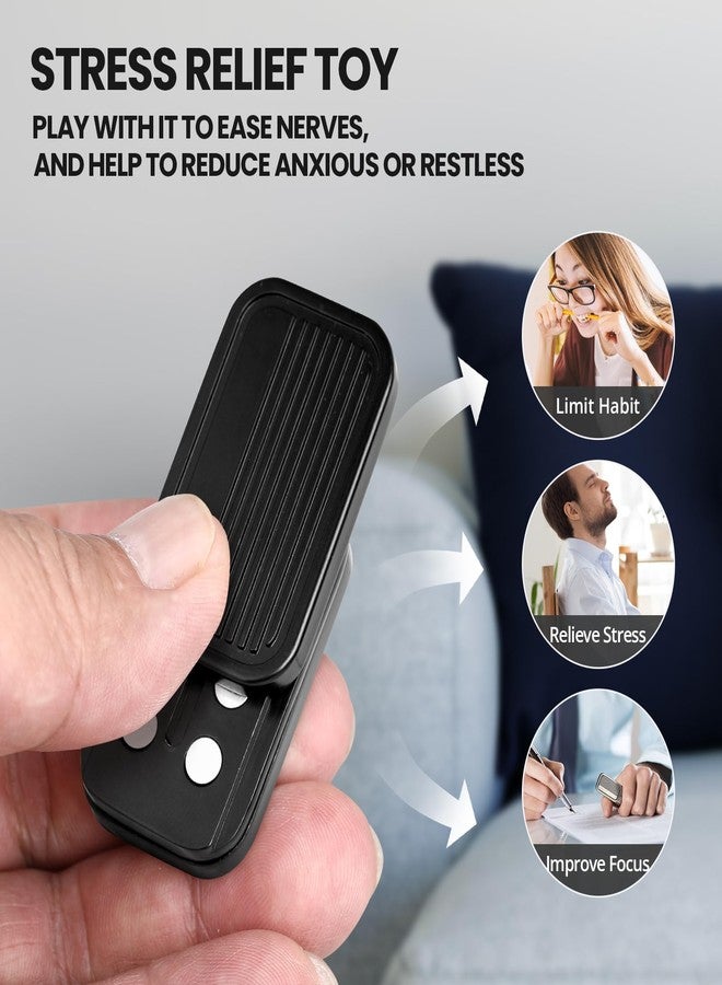 ITOKEY Fidget Toys, EDC Metal Fidget Slider Toys, Stress Relief EDC Fidget Toy, Magnetic Metal ADHD Fidget Toys, Office Desk Fidgets Gifts Stress Figette Toys for Adults - Image 5