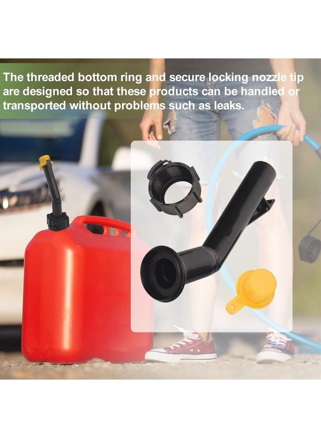 Generic Fuel Gas Can Jug Spouts Nozzles Rings & Caps for Blitz 900302 900092 900094 Old Style, Use for Fuel, Diesel, Kerosene, Gas and Water - 5 gallon gas can spout - Image 5