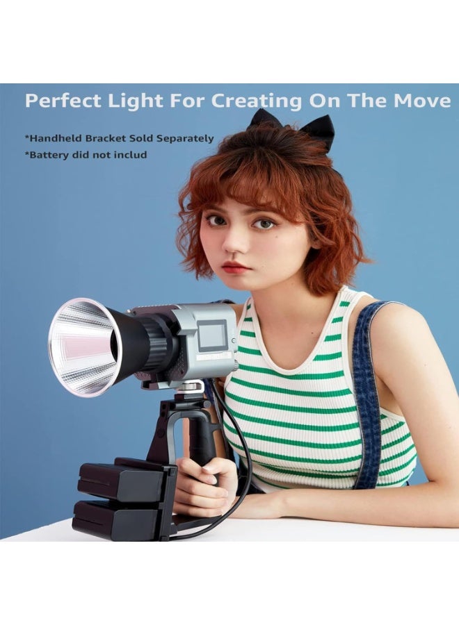 Aputure amaran COB 60X S – 65W Bi-Color LED Video Light (2700K–6500K) with Bowens Mount, 45,100 Lux @ 1m Reflector, AC/DC Power, App Control – Professional Studio, Photography & Video Lighting - Image 4