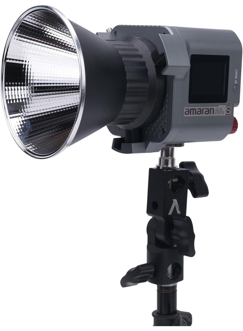 Aputure amaran COB 60X S – 65W Bi-Color LED Video Light (2700K–6500K) with Bowens Mount, 45,100 Lux @ 1m Reflector, AC/DC Power, App Control – Professional Studio, Photography & Video Lighting - Image 1
