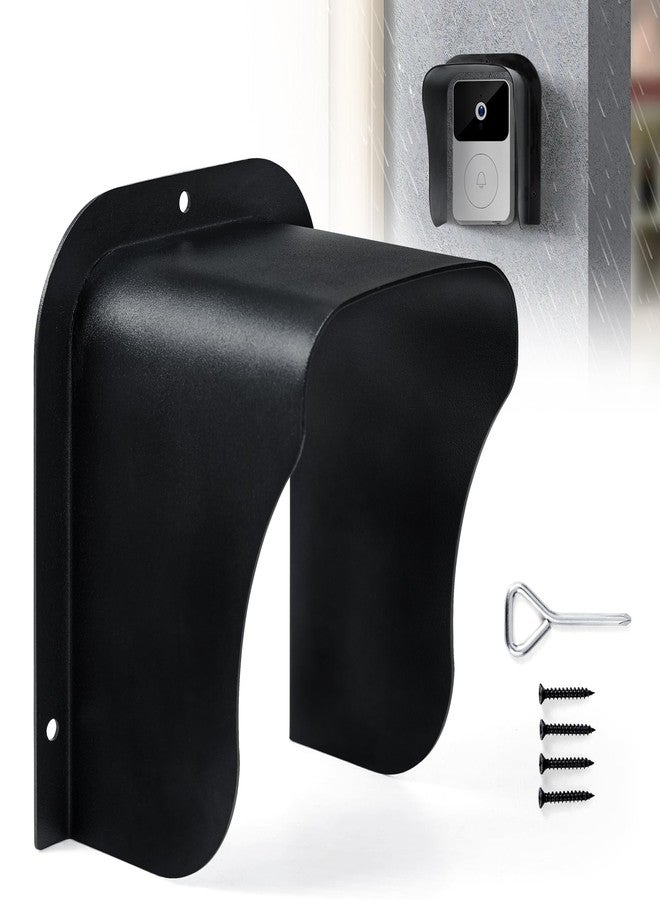 Laowu 2Pcs Ring Doorbell Weatherproof Cover, Large Metal Outdoor Camera Protector, Outdoor Keypad Cover Protector, Ring Video Doorbell Waterproof Cover, Camera Doorbell Cover - Image 1