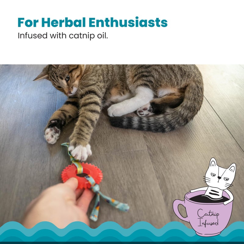 Catstages Dental Kitty Chew Wheel Catnip Cat Toy - Image 4