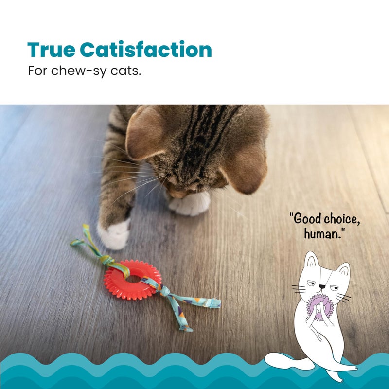 Catstages Dental Kitty Chew Wheel Catnip Cat Toy - Image 2