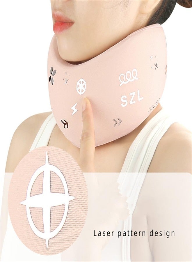 Xemz Neck Brace, Soft Memory Foam Cervical Collar Universal Neck Support Brace for Sleeping, Portable Neck Traction Equipment Forward Head Neck Posture Corrector for Women Men Spine Pressure (Gray) - Image 5