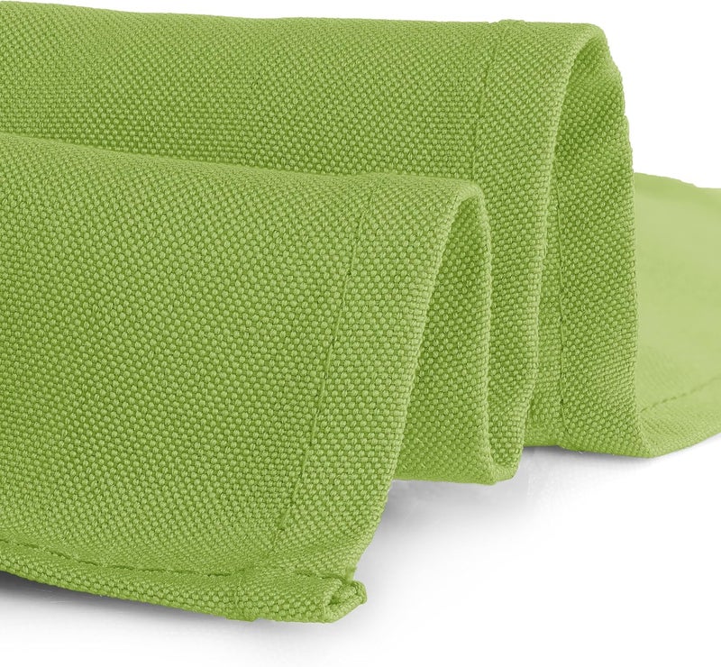 Gee Di Moda Updated modern design Rectangle Tablecloth - 70 x 120 Inch Apple Green Table Cloth for 6 or 8 Foot Rectangle Table - Heavy Duty Washable Fabric - for Buffet Table, Holiday Party, Dinner, Wedding & Baby Shower Stackable design - Image 3