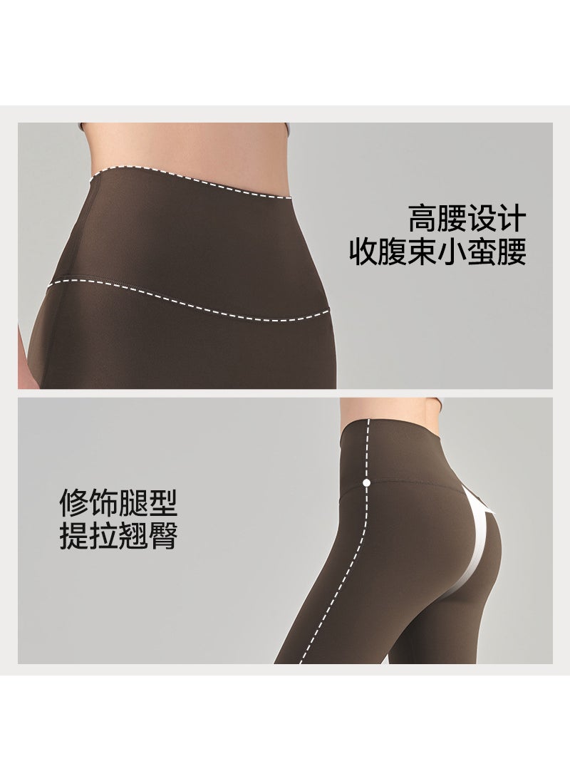 Generic - High Waist Bootcut Yoga Pants Womens Fitness Barbie powder - Image 1