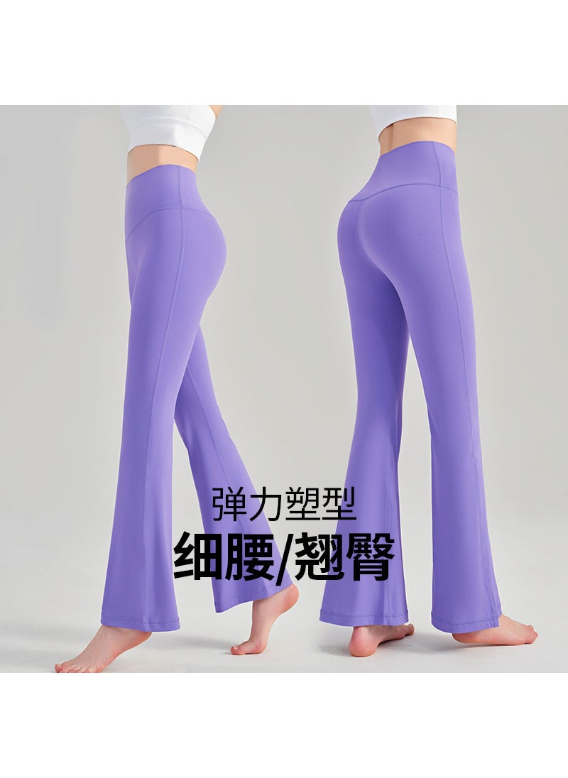 Generic - High Waist Bootcut Yoga Pants Womens Fitness Barbie powder - Image 1