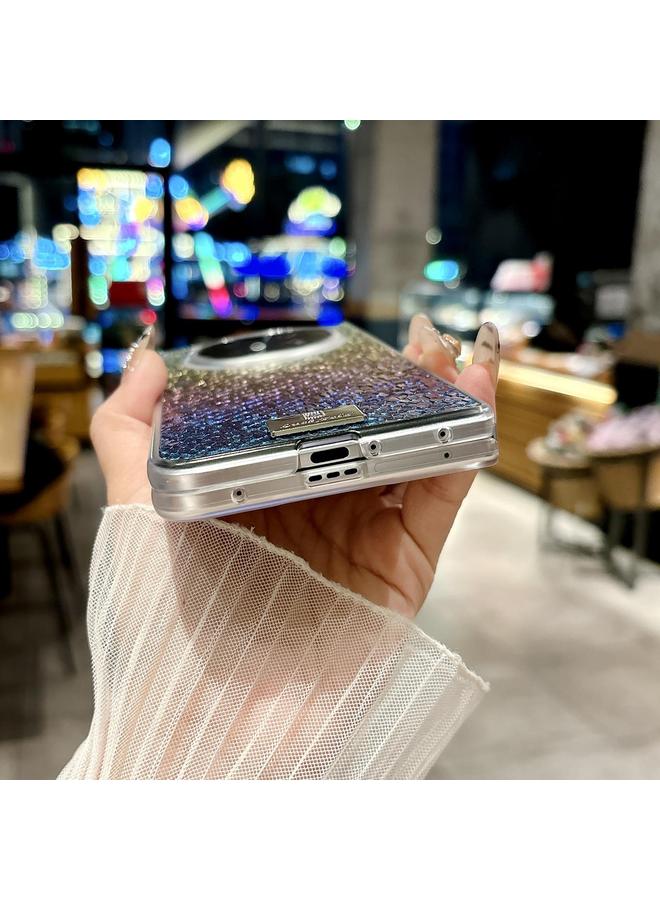 اس-توب جراب لهاتف OPPO Find N5، جراب شفاف بحافة متدرجة وملمس ناعم - Image 4