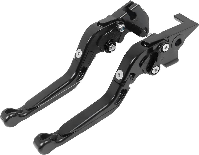 CHIFUN Adjustable Brake and Clutch Lever Set for Kawasaki Ninja 400, 300R, 250R, Z300 - Black - Image 1