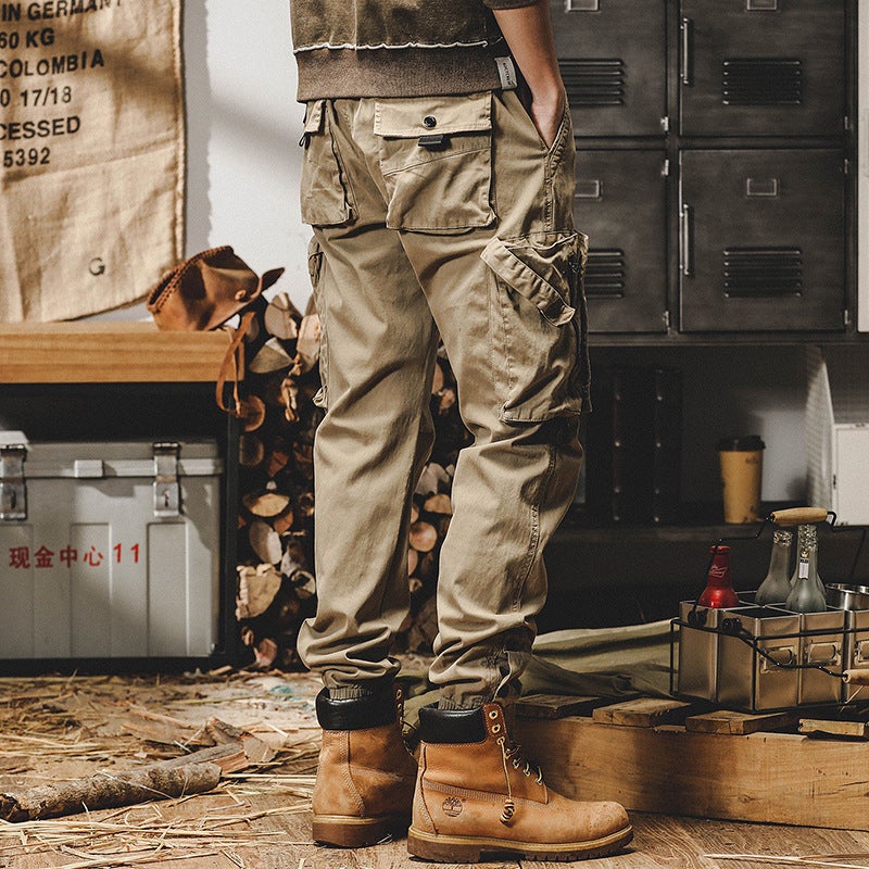 American Style Work Pants Men'S Straight Autumn Functional Urban Outdoor Commuting Mountain Tactical Casual Pants - Image 3