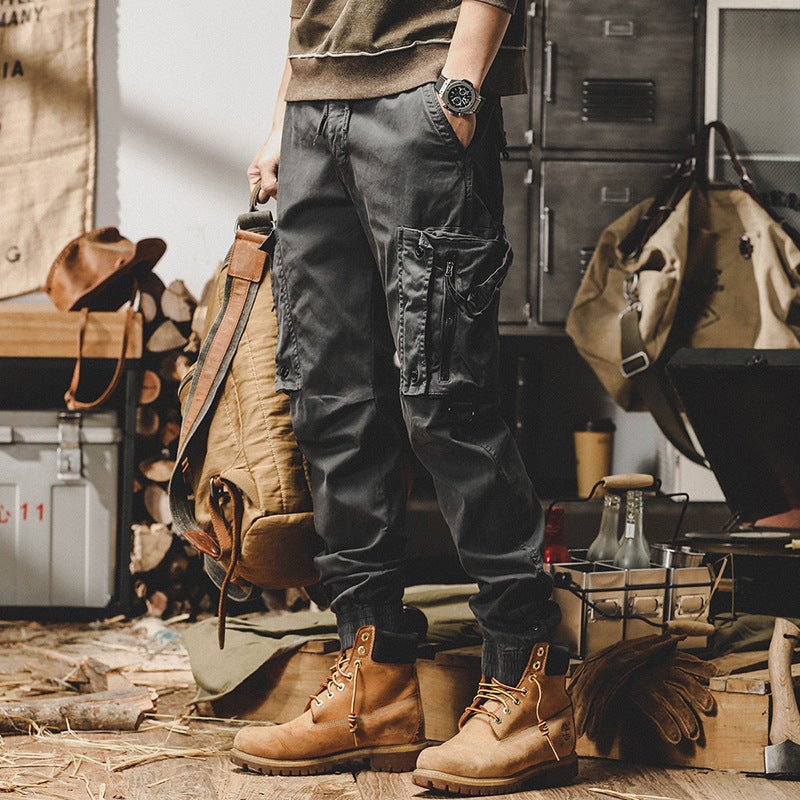 American Style Work Pants Men'S Straight Autumn Functional Urban Outdoor Commuting Mountain Tactical Casual Pants - Image 5