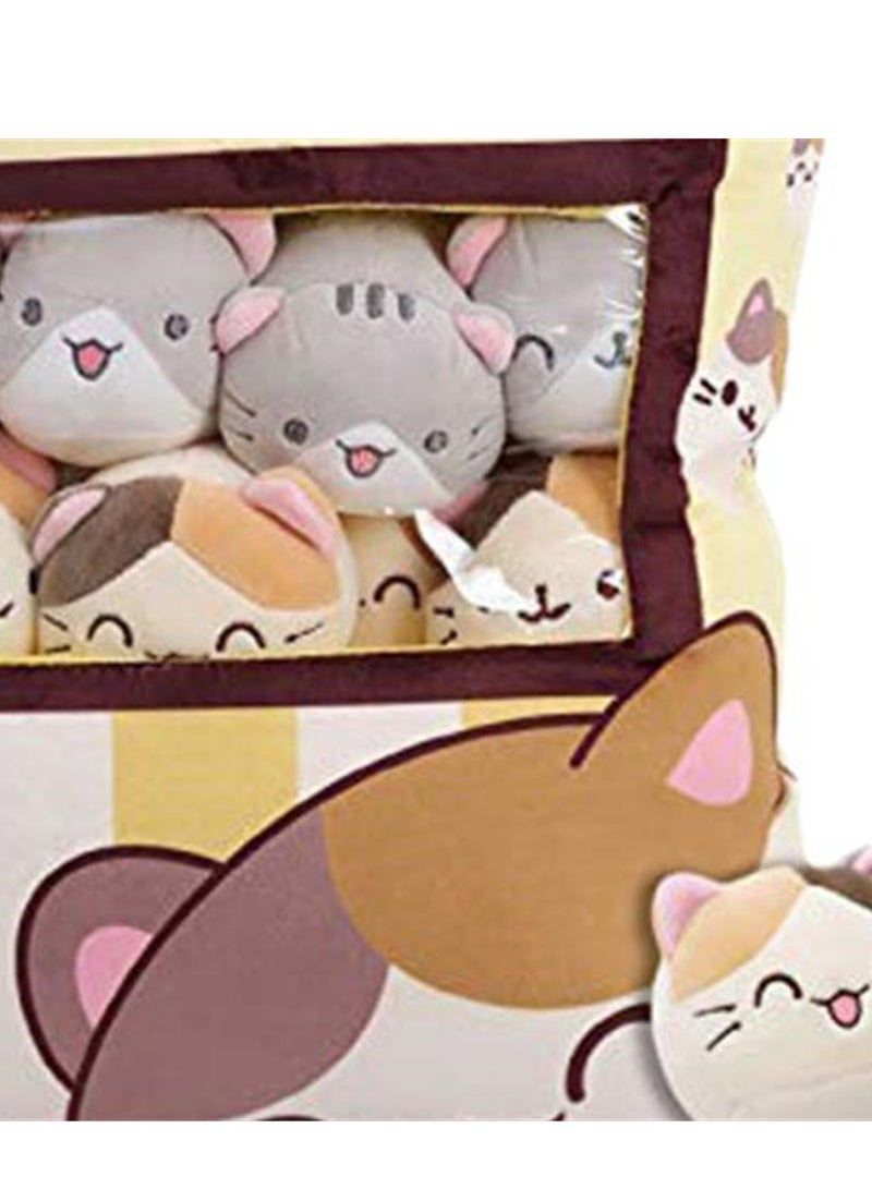 Creative bagged round toys cute cartoon dolls a big bag of creative plush toys  - Image 3